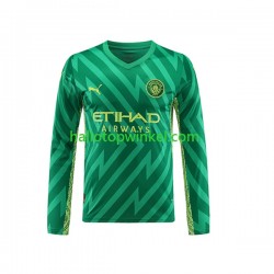 Manchester City Voetbalshirt Doelman Heren Thuis Tenue 2023-2024 Lange Mouw