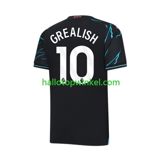 Manchester City Voetbalshirt Jack Grealish 10 Heren Derde Tenue 2023-2024 Korte Mouw