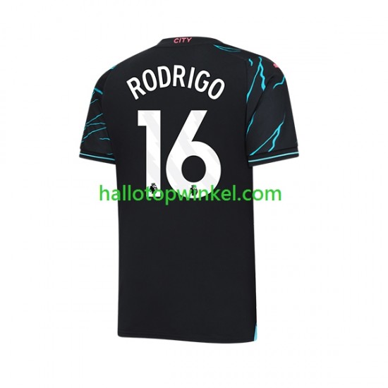 Manchester City Voetbalshirt Rodri Hernandez 16 Heren Derde Tenue 2023-2024 Korte Mouw