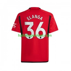 Manchester United Voetbalshirt Anthony Elanga 36 Heren Thuis Tenue 2023-2024 Korte Mouw