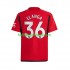 Manchester United Voetbalshirt Anthony Elanga 36 Heren Thuis Tenue 2023-2024 Korte Mouw