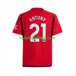 Manchester United Voetbalshirt Antony Matheus 21 Heren Thuis Tenue 2023-2024 Korte Mouw
