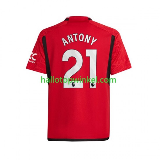 Manchester United Voetbalshirt Antony Matheus 21 Heren Thuis Tenue 2023-2024 Korte Mouw