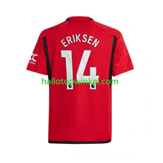 Manchester United Voetbalshirt Eriksen 14 Heren Thuis Tenue 2023-2024 Korte Mouw