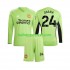 Manchester United Voetbalshirt Andre Onana 24 Doelman Kleuters/Kids Thuis Tenue 2023-2024 Lange Mouw
