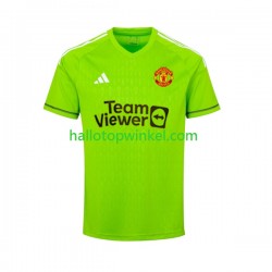 Manchester United Voetbalshirt Doelman Heren Thuis Tenue 2023-2024 Korte Mouw
