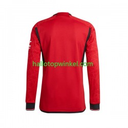 Manchester United Voetbalshirt Heren Thuis Tenue 2023-2024 Lange Mouw