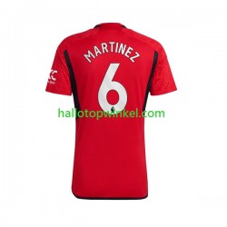 Manchester United Voetbalshirt Lisandro Martinez 6 Heren Thuis Tenue 2023-2024 Korte Mouw