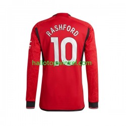 Manchester United Voetbalshirt Marcus Rashford 10 Heren Thuis Tenue 2023-2024 Lange Mouw