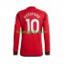 Manchester United Voetbalshirt Marcus Rashford 10 Heren Thuis Tenue 2023-2024 Lange Mouw