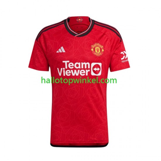 Manchester United Voetbalshirt Marcus Rashford 10 Kleuters/Kids Thuis Tenue 2023-2024 Korte Mouw