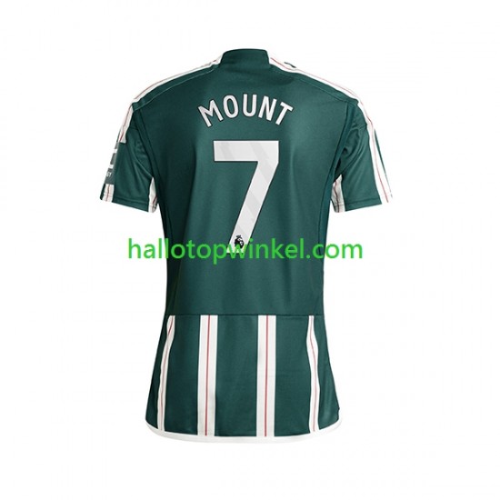 Manchester United Voetbalshirt Mount 7 Heren Uit Tenue 2023-2024 Korte Mouw