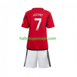 Manchester United Voetbalshirt Mount 7 Kleuters/Kids Thuis Tenue 2023-2024 Korte Mouw