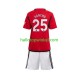 Manchester United Voetbalshirt Sancho 25 Kleuters/Kids Thuis Tenue 2023-2024 Korte Mouw