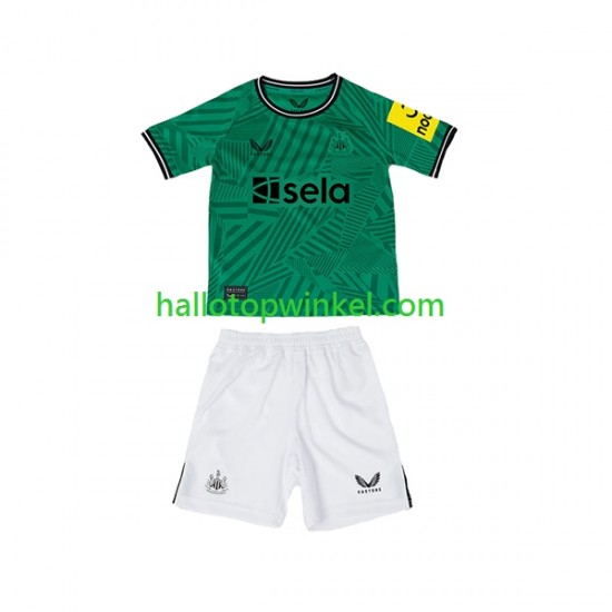 Newcastle United Voetbalshirt Kleuters/Kids Uit Tenue 2023-2024 Korte Mouw
