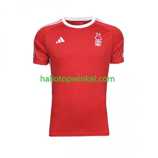 Nottingham Forest Voetbalshirt Heren Thuis Tenue 2023-2024 Korte Mouw