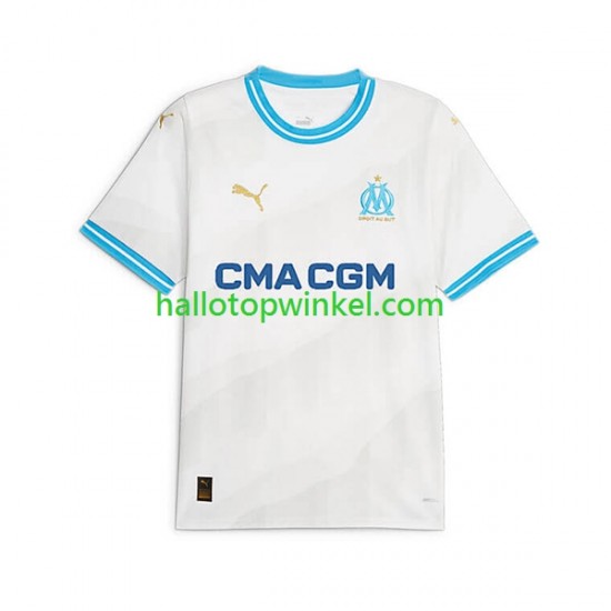 Olympique Marseille Voetbalshirt Heren Thuis Tenue 2023-2024 Korte Mouw