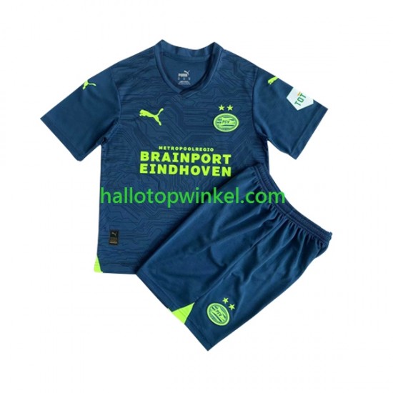 PSV Eindhoven Voetbalshirt Kleuters/Kids Derde Tenue 2023-2024 Korte Mouw