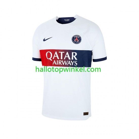 Paris Saint-Germain Voetbalshirt Heren Uit Tenue 2023-2024 Korte Mouw