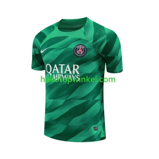 Paris Saint-Germain Voetbalshirt Doelman Heren Thuis Tenue 2023-2024 Korte Mouw