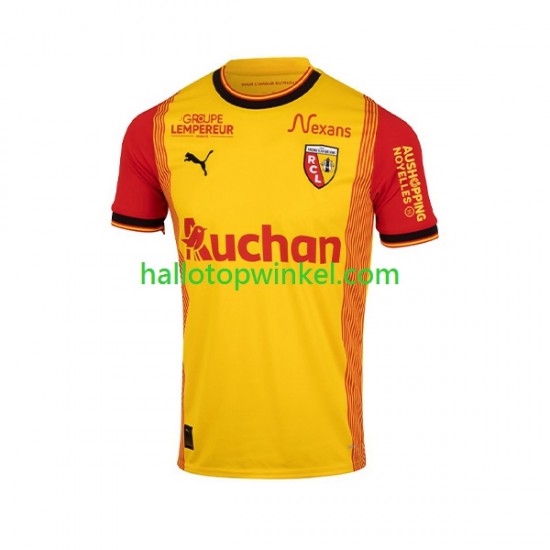 RC Lens Voetbalshirt Heren Thuis Tenue 2023-2024 Korte Mouw