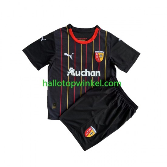 RC Lens Voetbalshirt Kleuters/Kids Uit Tenue 2023-2024 Korte Mouw