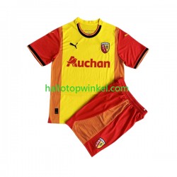 RC Lens Voetbalshirt Kleuters/Kids Thuis Tenue 2023-2024 Korte Mouw