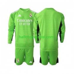 Real Madrid Voetbalshirt Doelman Kleuters/Kids Thuis Tenue 2023-2024 Lange Mouw