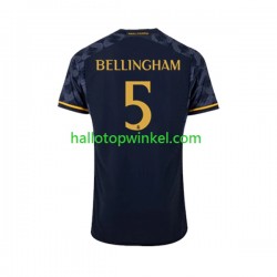 Real Madrid Voetbalshirt Jude Bellingham 5 Heren Uit Tenue 2023-2024 Korte Mouw