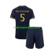 Real Madrid Voetbalshirt Jude Bellingham 5 Kleuters/Kids Uit Tenue 2023-2024 Korte Mouw