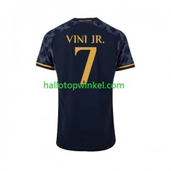 Real Madrid Voetbalshirt Vinicius Junior 7 Heren Uit Tenue 2023-2024 Korte Mouw