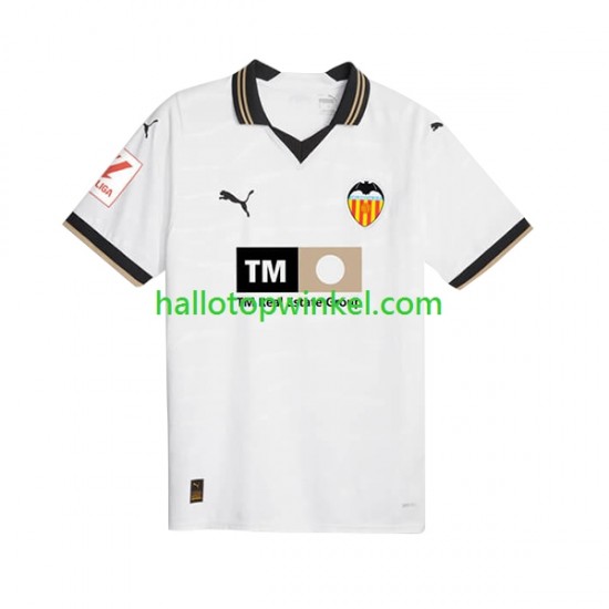 Valencia CF Voetbalshirt Heren Thuis Tenue 2023-2024 Korte Mouw