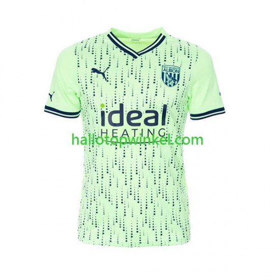 West Bromwich Albion Voetbalshirt Heren Uit Tenue 2023-2024 Korte Mouw