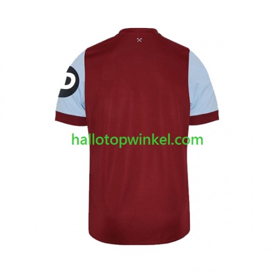 West Ham United Voetbalshirt Heren Thuis Tenue 2023-2024 Korte Mouw