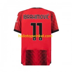 AC Milan Voetbalshirt Ibrahimović 11 Heren Thuis Tenue 2023-2024 Korte Mouw