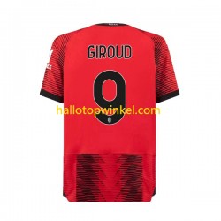 AC Milan Voetbalshirt Olivier Giroud 9 Heren Thuis Tenue 2023-2024 Korte Mouw