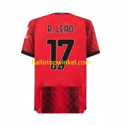 AC Milan Voetbalshirt Rafael Leao 17 Heren Thuis Tenue 2023-2024 Korte Mouw