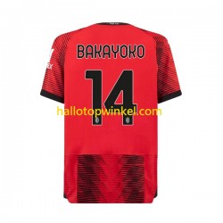 AC Milan Voetbalshirt Tiemoue Bakayoko 14 Heren Thuis Tenue 2023-2024 Korte Mouw