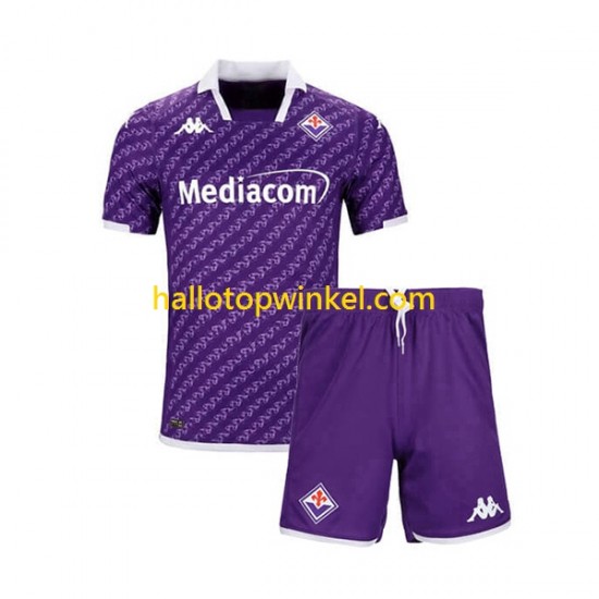 Fiorentina Voetbalshirt Kleuters/Kids Thuis Tenue 2023-2024 Korte Mouw