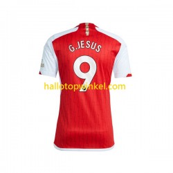 Arsenal Voetbalshirt Gabriel Jesus 9 Heren Thuis Tenue 2023-2024 Korte Mouw