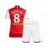 Arsenal Voetbalshirt Martin Odegaard 8 Kleuters/Kids Thuis Tenue 2023-2024 Korte Mouw