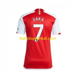 Arsenal Voetbalshirt Saka 7 Heren Thuis Tenue 2023-2024 Korte Mouw