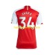 Arsenal Voetbalshirt Xhaka 34 Heren Thuis Tenue 2023-2024 Korte Mouw