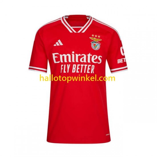 Benfica Voetbalshirt Heren Thuis Tenue 2023-2024 Korte Mouw
