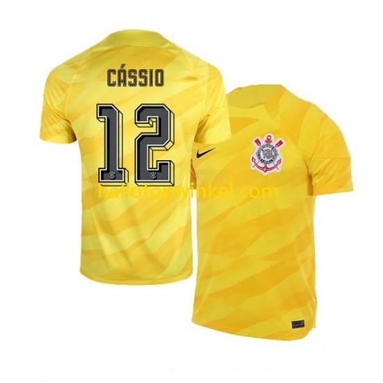 Corinthians Voetbalshirt Cassio 12 Doelman Heren Uit Tenue 2023-2024 Korte Mouw