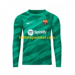 FC Barcelona Voetbalshirt Doelman Heren Thuis Tenue 2023-2024 Lange Mouw