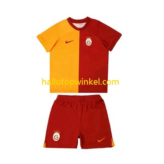 Galatasaray Voetbalshirt SK Kleuters/Kids Thuis Tenue 2023-2024 Korte Mouw