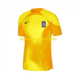 Griekenland Voetbalshirt Doelman Heren Thuis Tenue 2023 Korte Mouw