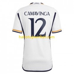 Real Madrid Voetbalshirt Camavinga 12 Heren Thuis Tenue 2023-2024 Korte Mouw