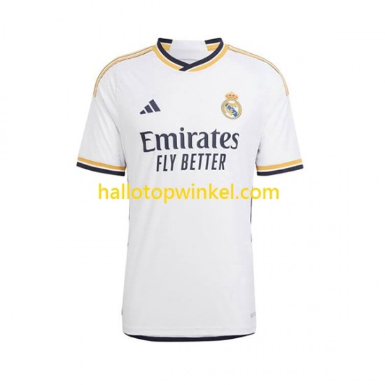 Real Madrid Voetbalshirt Federico Valverde 15 Kleuters/Kids Thuis Tenue 2023-2024 Korte Mouw